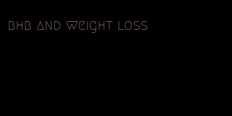 bhb and weight loss