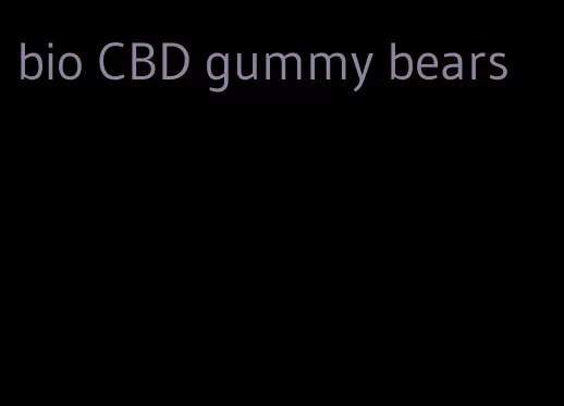 bio CBD gummy bears