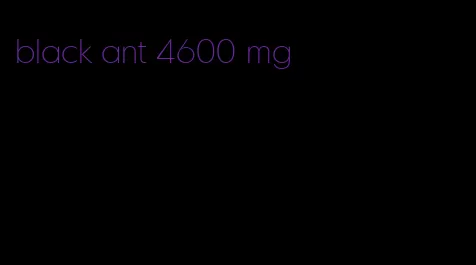 black ant 4600 mg