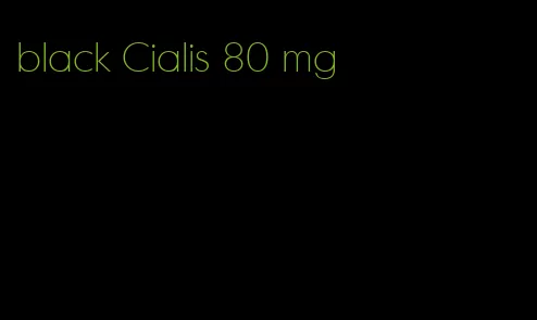 black Cialis 80 mg