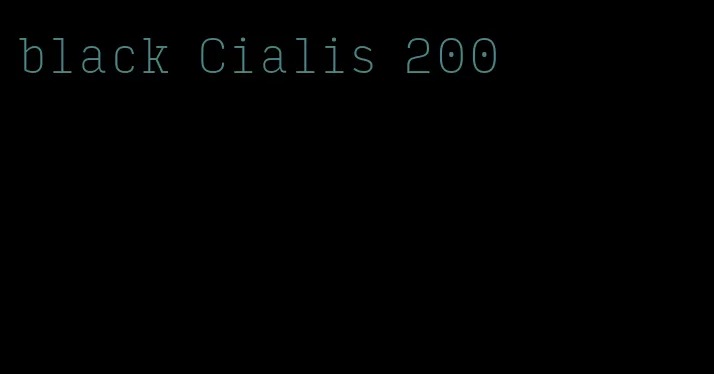 black Cialis 200