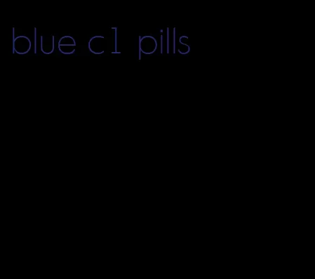 blue c1 pills