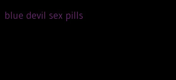 blue devil sex pills