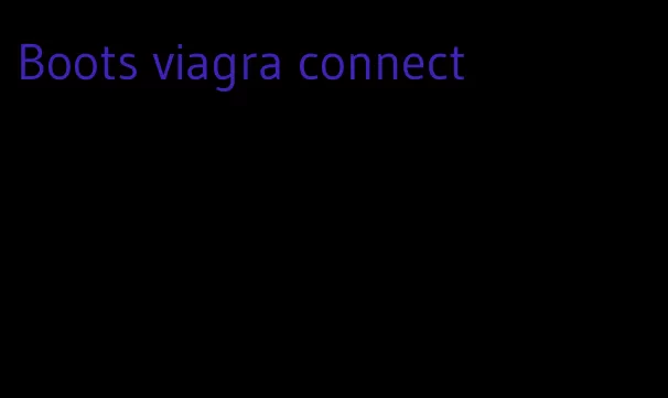 Boots viagra connect