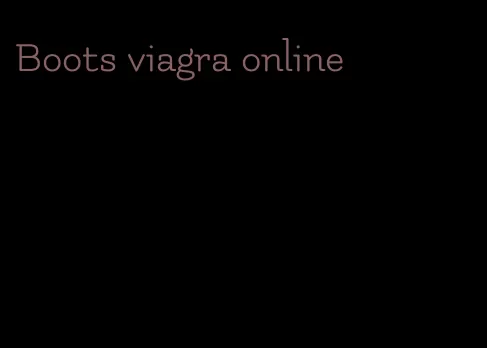 Boots viagra online