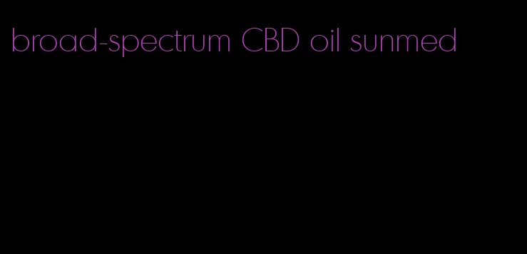 broad-spectrum CBD oil sunmed