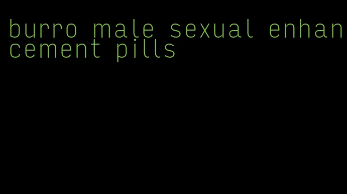 burro male sexual enhancement pills