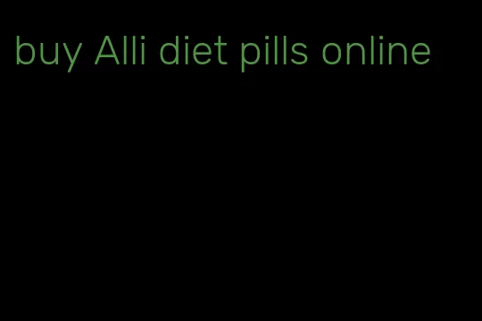 buy Alli diet pills online