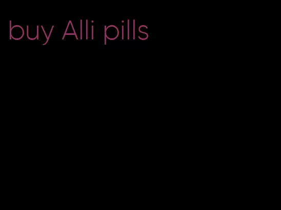 buy Alli pills