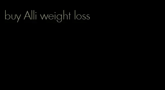 buy Alli weight loss