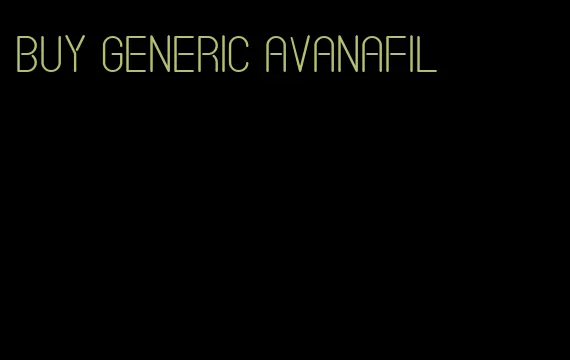 buy generic avanafil