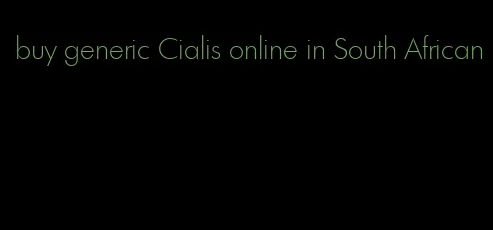 buy generic Cialis online in South African