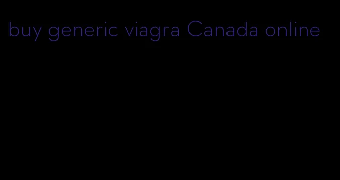 buy generic viagra Canada online