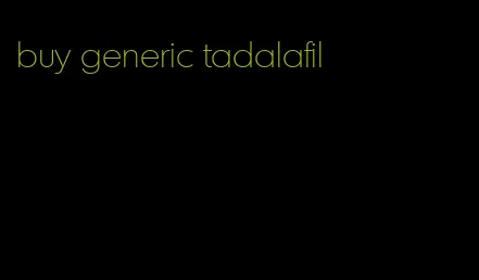 buy generic tadalafil