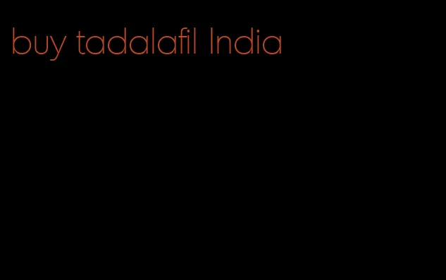 buy tadalafil India