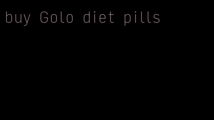 buy Golo diet pills