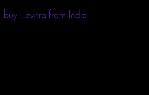 buy Levitra from India