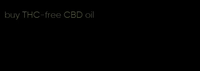 buy THC-free CBD oil