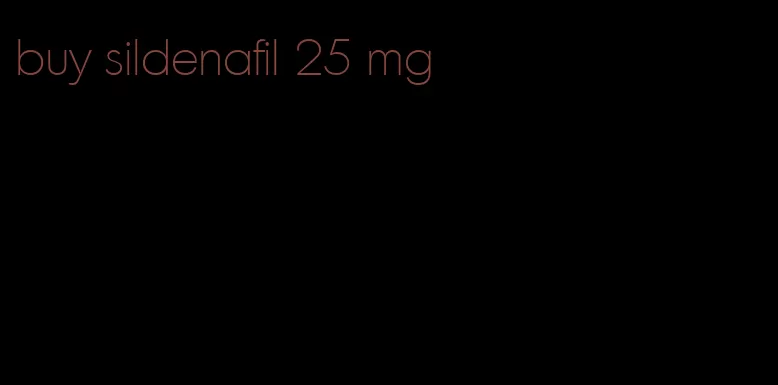 buy sildenafil 25 mg