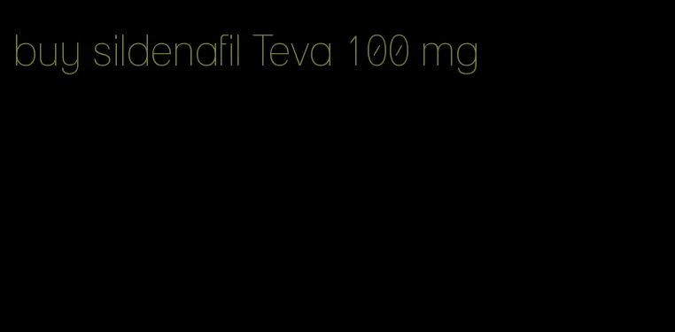 buy sildenafil Teva 100 mg