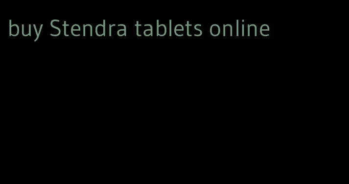 buy Stendra tablets online