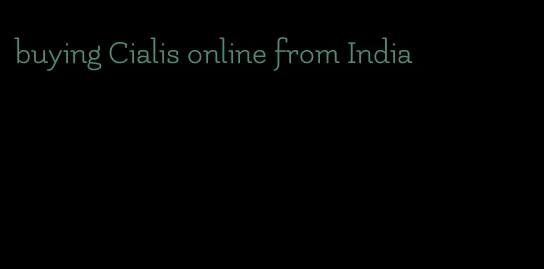 buying Cialis online from India