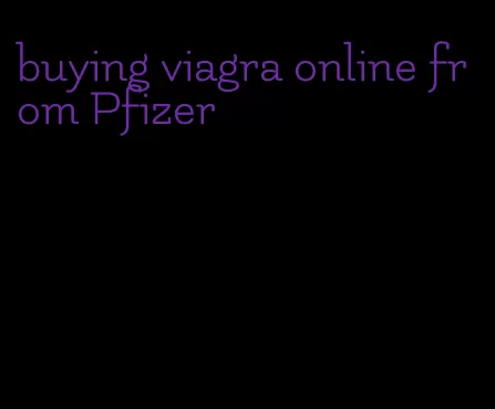 buying viagra online from Pfizer