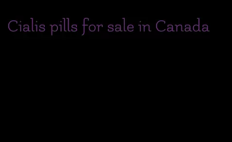 Cialis pills for sale in Canada