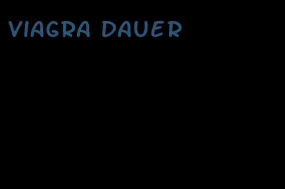 viagra dauer