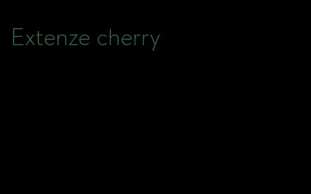 Extenze cherry