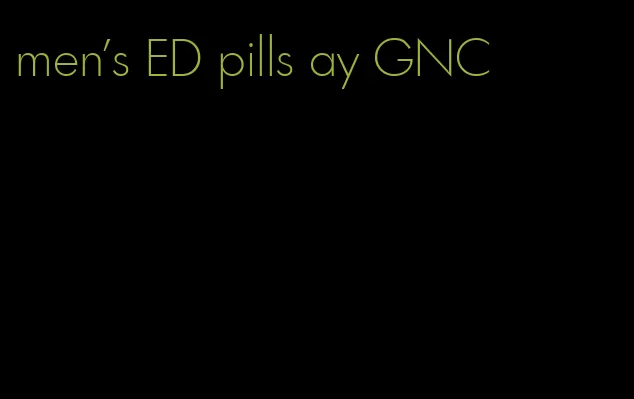 men's ED pills ay GNC