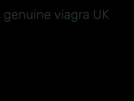 genuine viagra UK