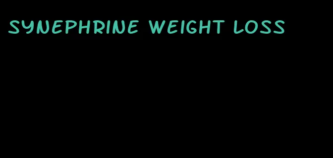 synephrine weight loss