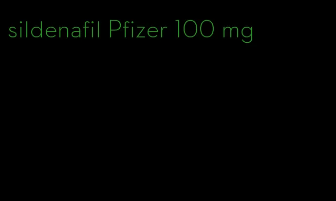 sildenafil Pfizer 100 mg