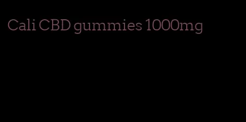 Cali CBD gummies 1000mg