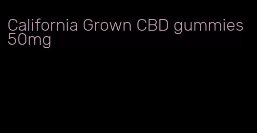 California Grown CBD gummies 50mg