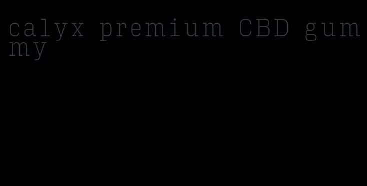 calyx premium CBD gummy