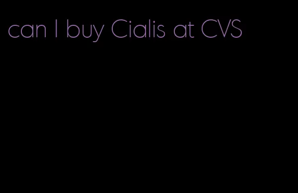 can I buy Cialis at CVS