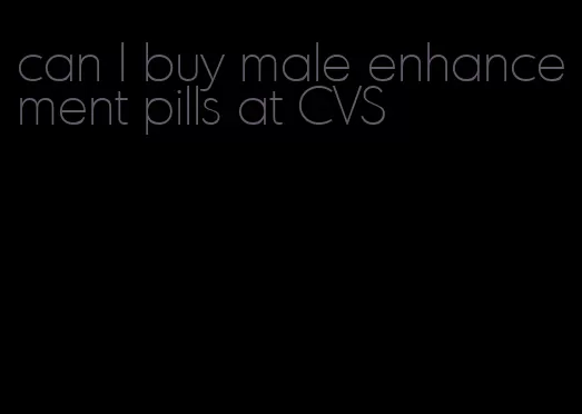 can I buy male enhancement pills at CVS