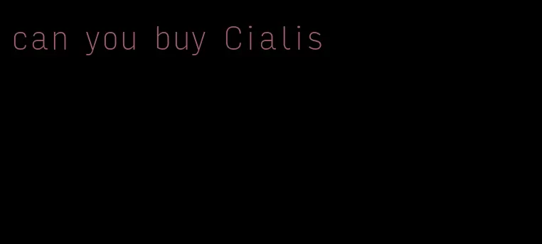 can you buy Cialis