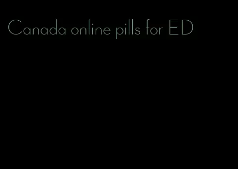 Canada online pills for ED