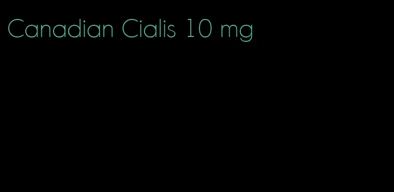 Canadian Cialis 10 mg