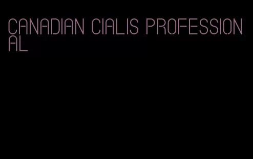 Canadian Cialis professional