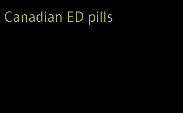 Canadian ED pills