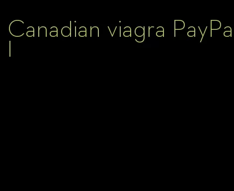 Canadian viagra PayPal