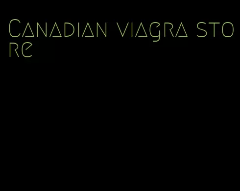 Canadian viagra store