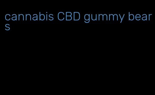 cannabis CBD gummy bears