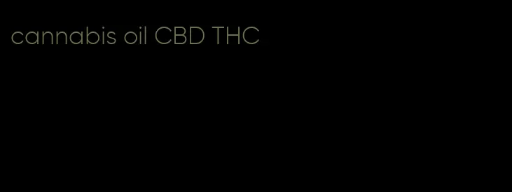 cannabis oil CBD THC