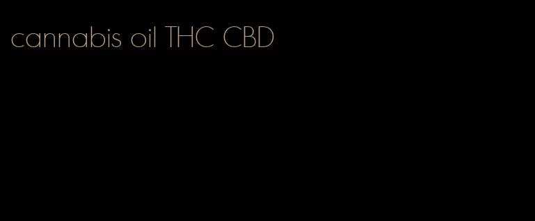 cannabis oil THC CBD