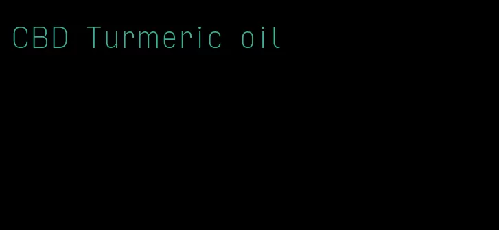 CBD Turmeric oil